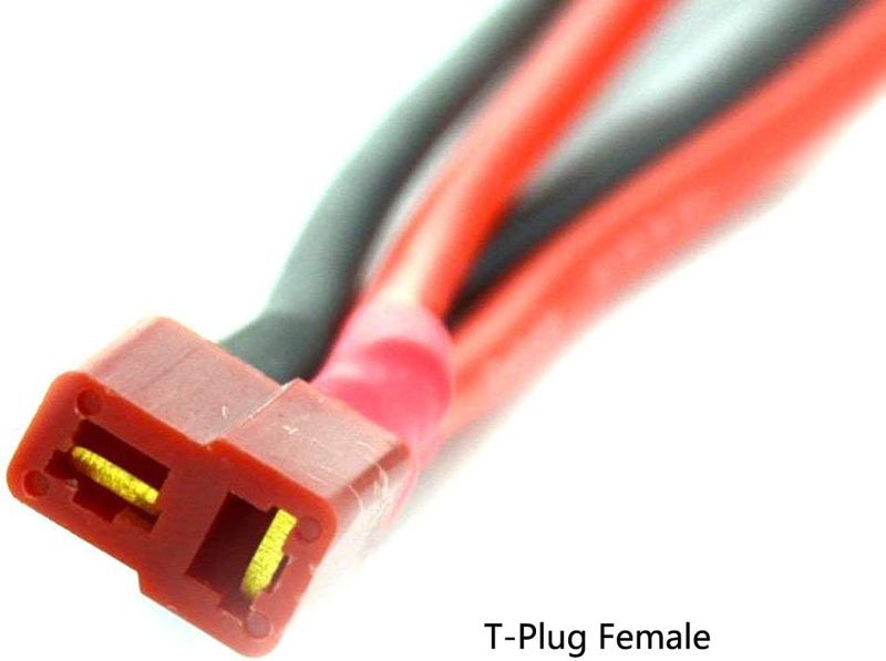 LINSYRC 2pcs T-Plug Parallel Connector 1-Female to 2-Male Adapter Splitter Y-Harness with 3.93inch 14awg Cable - Image 2